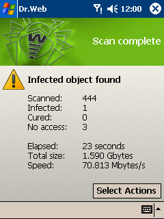 Dr.Web для Windows Mobile